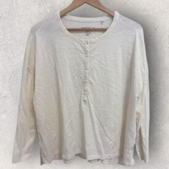 Tops - Organic cotton primo henley long sleeve